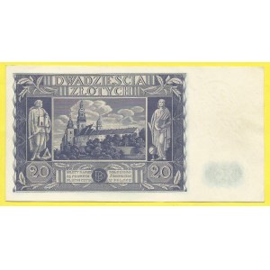 Cizí platidla na našem území. 20 zlotych 1936, s. BD. H-PL7