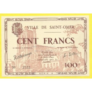 Francie. Omer. 100 frank 1940