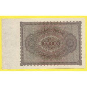 Německo. 100.000 marek 1923, s. D/T. Grab.-DEU-93c