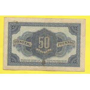 DDR. 50 pfennig 1948, s. XF. Grab.-SBZ-10