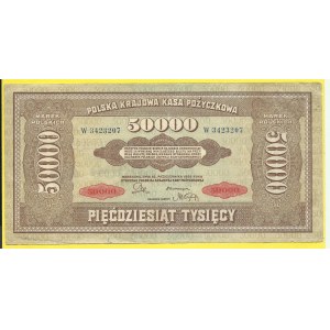Polsko. 50.000 marek polskich 1922, s. W. Mil.-33