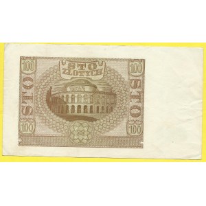 Polsko. 100 zlotych 1940, s. D. Mil.-97ab