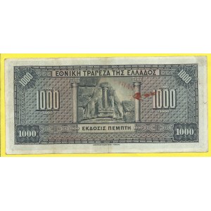 Řecko. 1000 drachem 1926. Pick-100b