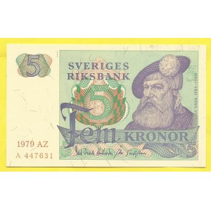 Švédsko. 5 kronor 1979 AZ. Pick-51d