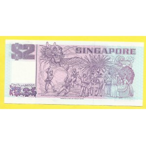 Asie. Singapůr. 2 dollar b.d. Pick-31A