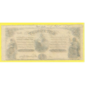 Amerika. Kuba. 10 peso 1896. Pick-49a. dotisklé datum