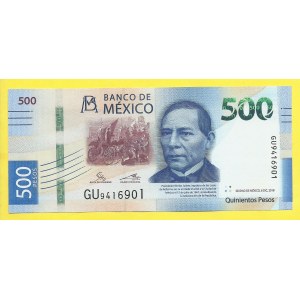Amerika. Mexiko. 500 pesos 2019. Pick-134i