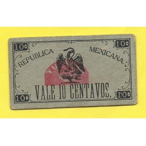 Amerika. Yucatan. 10 centavos b.d. Pick-S1132