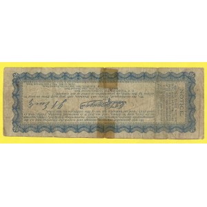 Amerika. Lousiana. Los státní loterie 11.2.1890. slepený