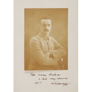 Portret Kazimierza Sosnkowskiego (1885-1969) w mundurze legionowym, ok. 1915