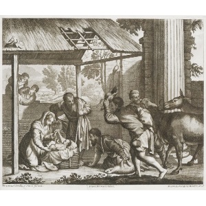 Antonio LORENZINI (Fra Antonio) (1665-1740), Pokłon pasterzy, 2 poł. XVII w.