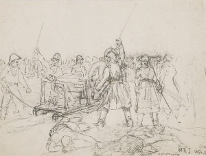 Maksymilian OBORSKI (1809-1878), Egzekucja
