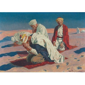 Feliks Michał WYGRZYWALSKI (1875-1944), Modlitwa Arabów
