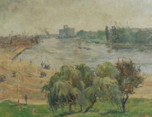 Jan CHWIERUT (1901-1973), Port w Szczecinie