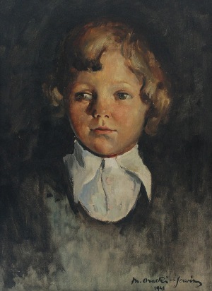 Mieczysław ORACKI - SERWIN (1912-1977), Portret chłopczyka, 1941