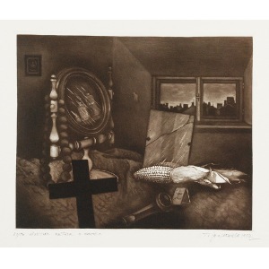 Tadeusz JACKOWSKI (ur. 1936), Martwa natura o zmroku, 1977
