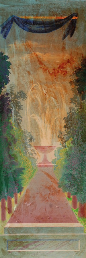 Tadeusz GRONOWSKI (1894-1990), Projekt panelu - fontanna