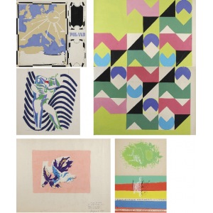 Tadeusz GRONOWSKI (1894-1990), Set of 5 works