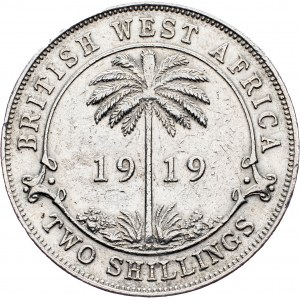 British West Africa, 2 Shillings 1919