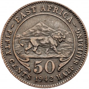 East Africa, 50 cents 1942