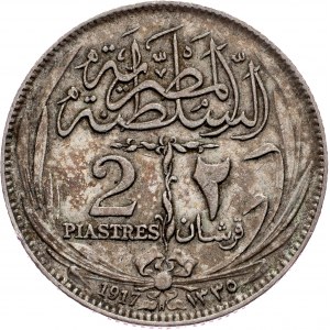 Egypt, 2 Qirsh 1917