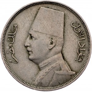 Egypt, 10 Milliemes 1929