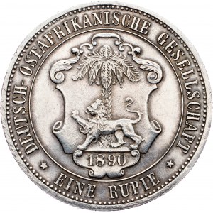 German East Africa, 1 Rupie 1890