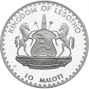 Lesotho, 10 Maloti 1982