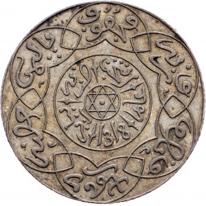 Morocco, 2½ Dirhams, 1/4 Rial 1901