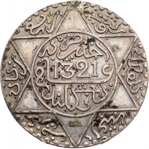 Morocco, 2½ Dirhams 1903