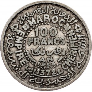 Morocco, 100 Francs 1953