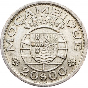 Mozambique, 20 Escudos 1952
