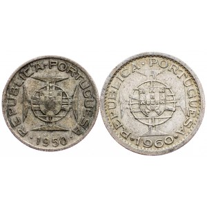 Mozambique, 2.50 Escudos, 5 Escudos 1950, 1960