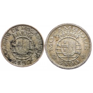 Mozambique, 2.50 Escudos, 5 Escudos 1950, 1960