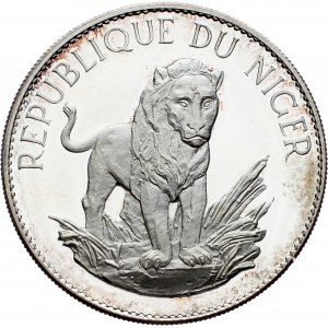 Niger, 10 Francs 1968, Small type