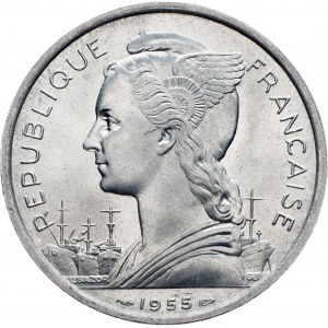 Reunion, 5 Francs 1955, Paris