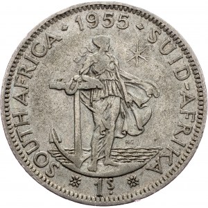 South Africa, 1 Shilling 1955