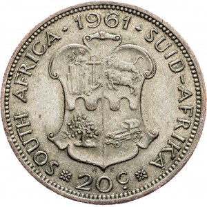 South Africa, 20 Cents 1961