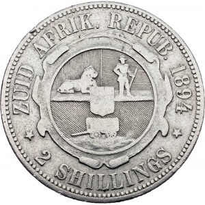 South African Republic, 2 Shillings 1894, Pretoria