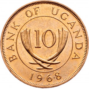 Uganda, 10 Cents 1968
