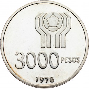 Argentina, 3000 Pesos 1978