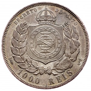 Brazil, 1000 Reis 1888