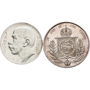 Brazil, 1000 Réis, 5000 Réis 1860, 1936