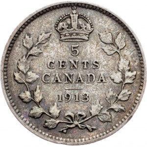Canada, 5 Cents 1913