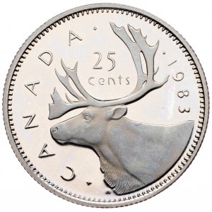 Canada, 25 cents 1983, Ottawa