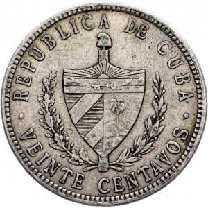 Cuba, 20 Centavos 1915