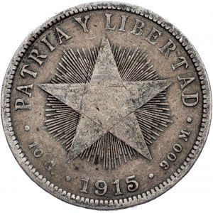 Cuba, 40 Centavos 1915