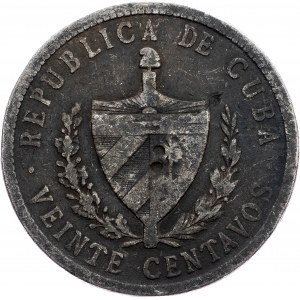 Cuba, 20 Centavos 1920