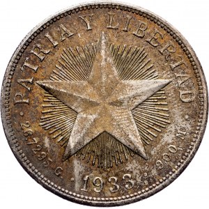 Cuba, 1 Peso 1933