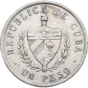 Cuba, 1 Peso 1934, Philadelphia